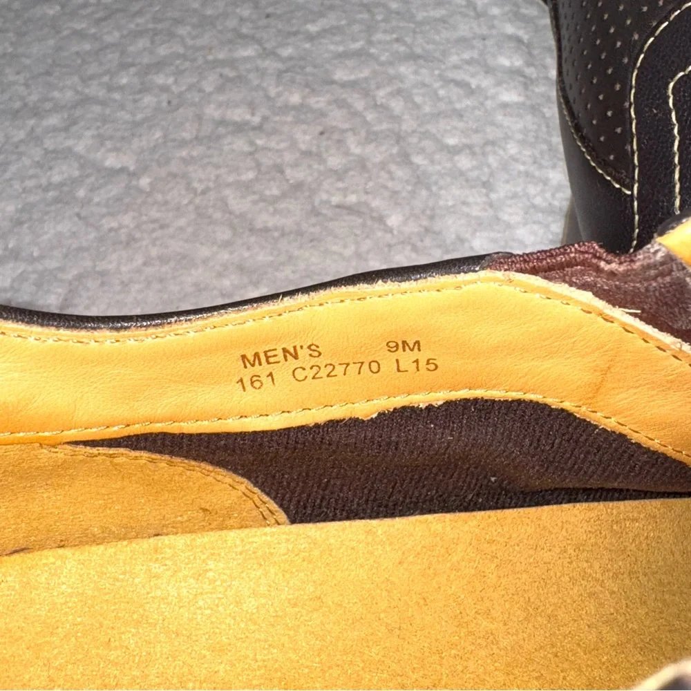 Cole Haan Estadio Strap Slip-On Sneakers Dark Brown Leather Men’s Sz 9M